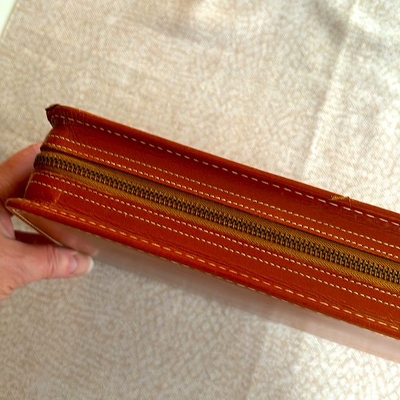 Men’s leather travel case from the 1950s genuine top grain cowhide USA - Picture 7 of 16